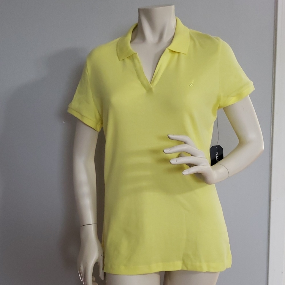 NWT Nautica Collard Shirt
